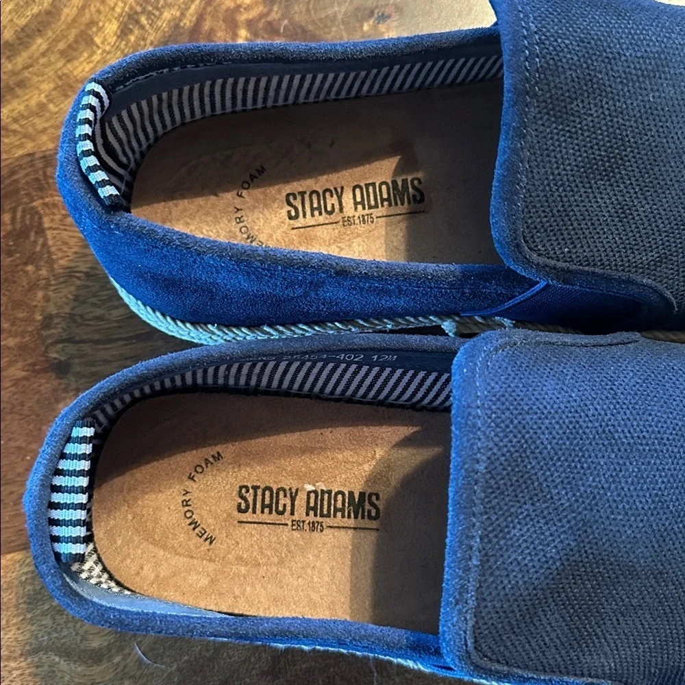Stacy Adam’s men’s espadrille/ boat shoes EUC size 12 - Picture 2 of 7